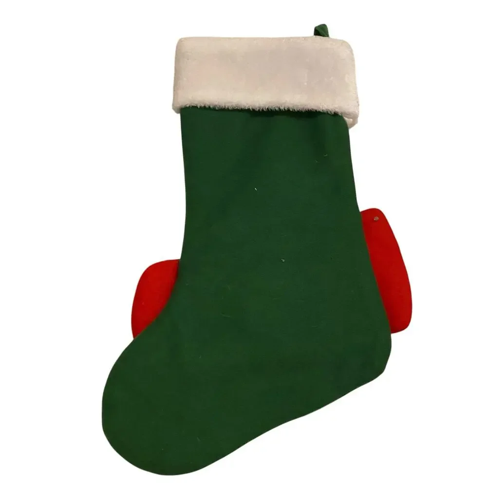 Disney Pixar Cars 3 Lightning McQueen 3D Christmas Stocking Green RUZ Holiday